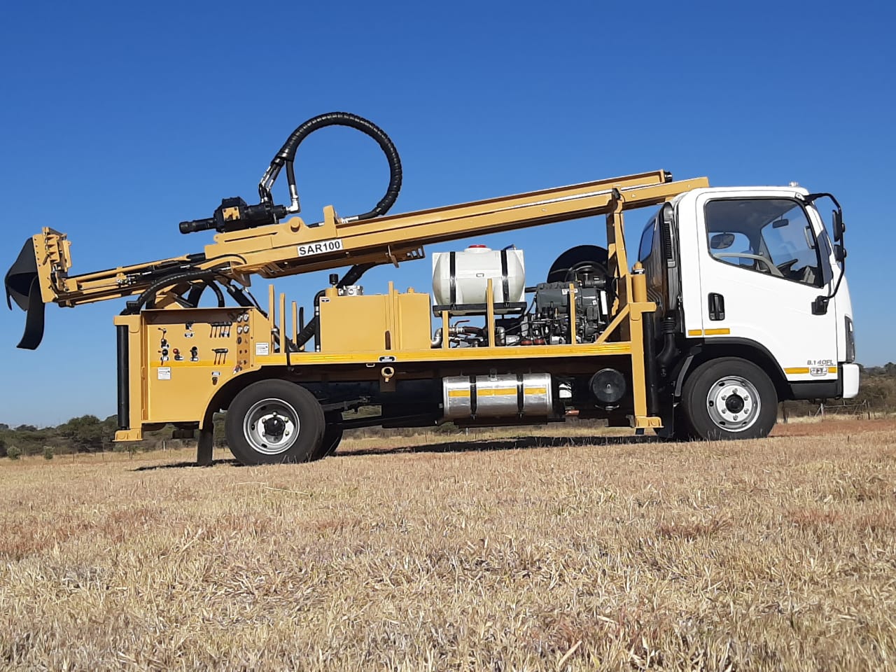 SAR100 Drill Rig on FAW8.140