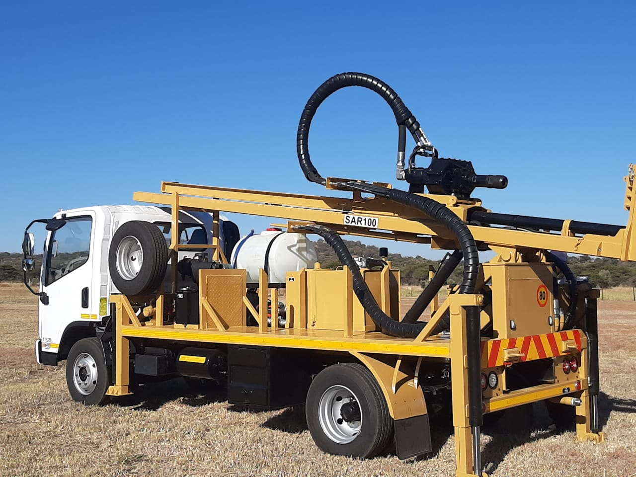 SAR100 Drill Rig on FAW8.140